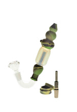 Silicone Nectar Collector with titanium nail & glass bowl