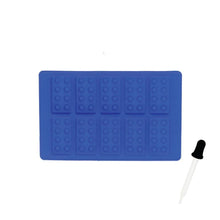 Silicone Ice Cube Tray with dropper - Lego