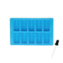 Silicone Ice Cube Tray with dropper - Lego