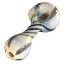 Pipe White Spoon with Color Stripes