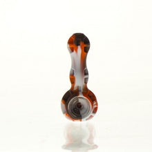 Silicone Pipe 4" with glass bowl, dab tool and secret storage